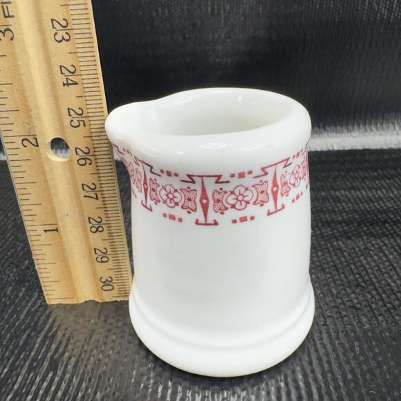 Vintage Small Restaurant Hotel Ware Heavy Duty Heavy Creamer Mini Pitcher Jug - Picture 2 of 10